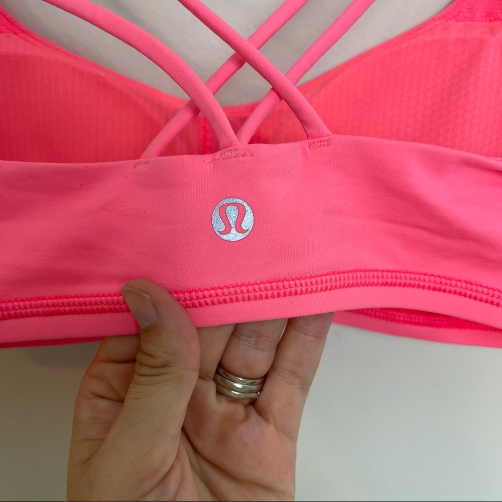 LULULEMON- Free To Be Bra Athletic Yoga Workout Sports - Picture 8 of 9